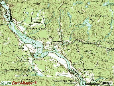 Hinsdale topographic map