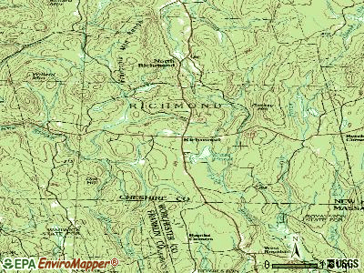 Richmond topographic map