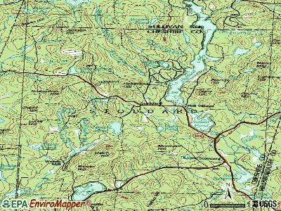 Stoddard topographic map