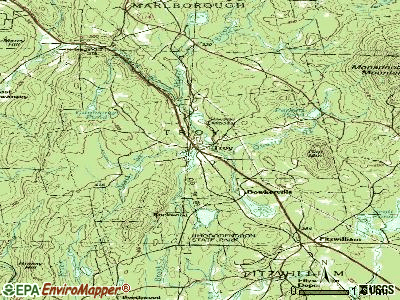 Troy topographic map