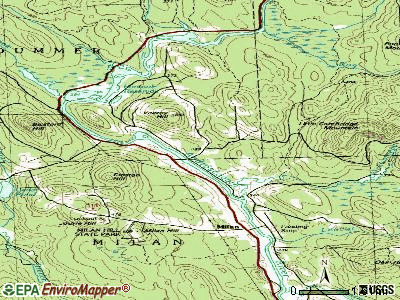 Gorham topographic map
