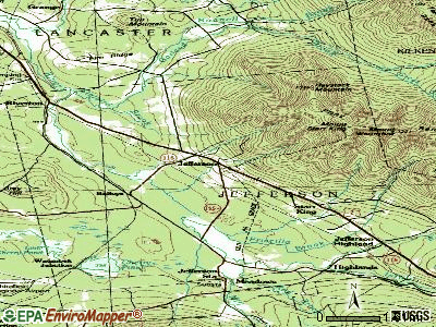 Jefferson topographic map