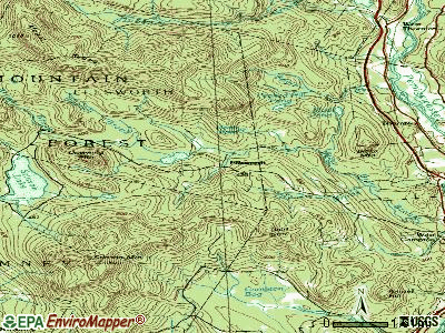 Franconia topographic map
