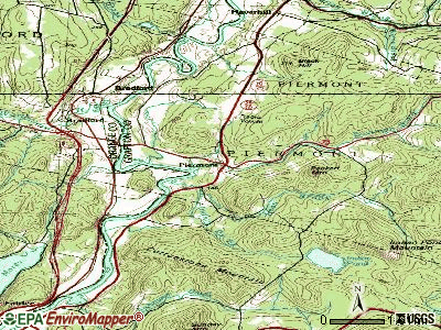 Piermont topographic map