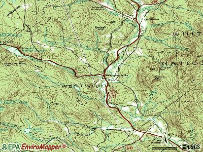 Wentworth topographic map