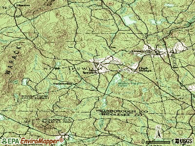 New Ipswich topographic map