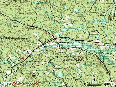 Henniker topographic map