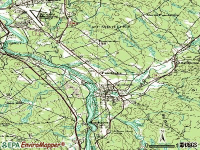 Pembroke topographic map