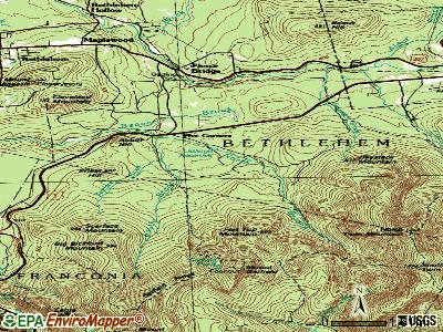 Deerfield topographic map