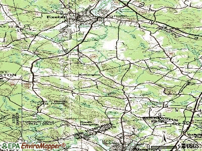 Kensington topographic map