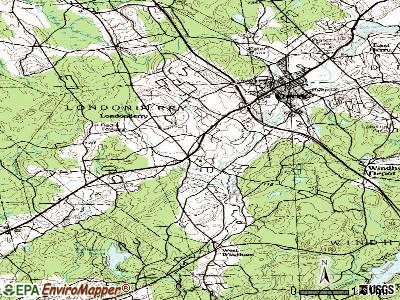 Londonderry topographic map