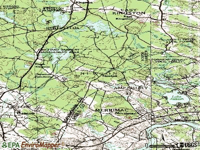 Newton topographic map