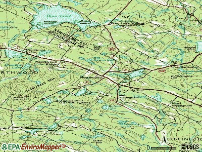 Northwood topographic map