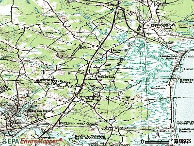 Seabrook topographic map