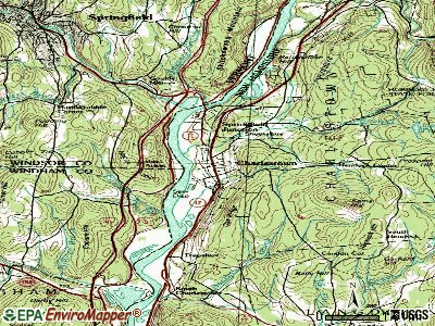 Charlestown topographic map