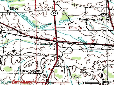 Falkville topographic map