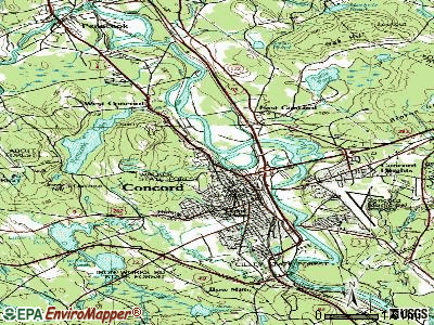 Concord topographic map