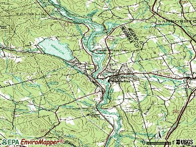 Franklin topographic map