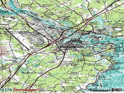 Portsmouth topographic map