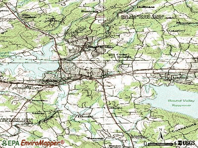 Annandale topographic map