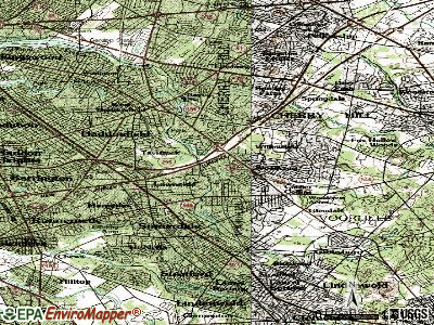 Ashland topographic map