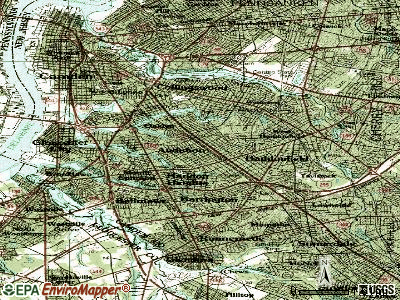 Audubon topographic map