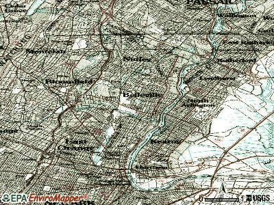 Belleville topographic map