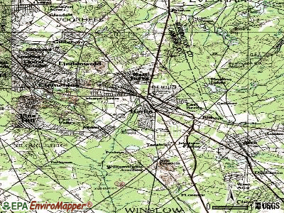Berlin topographic map