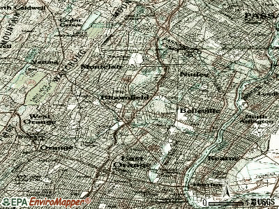 Bloomfield topographic map