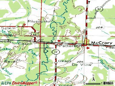Patterson topographic map