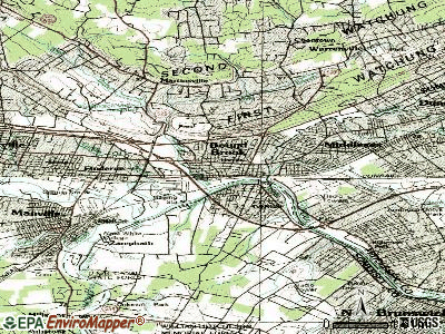 Bound Brook topographic map