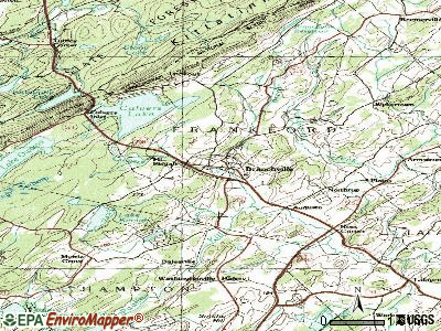 Branchville topographic map