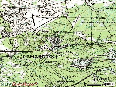 Browns Mills topographic map