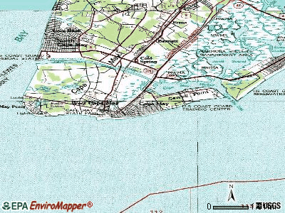 Cape May topographic map