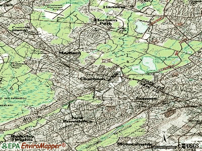 Chatham topographic map
