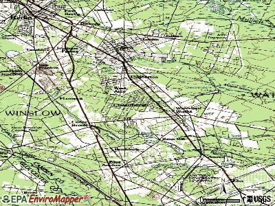 Chesilhurst topographic map