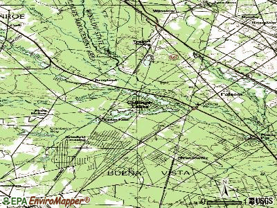 Collings Lakes topographic map
