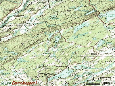 Crandon Lakes topographic map