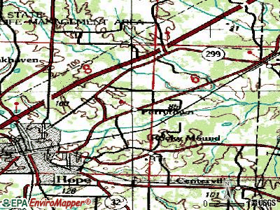 Perrytown topographic map