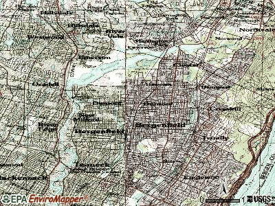 Dumont topographic map