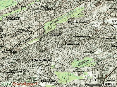 Fanwood topographic map