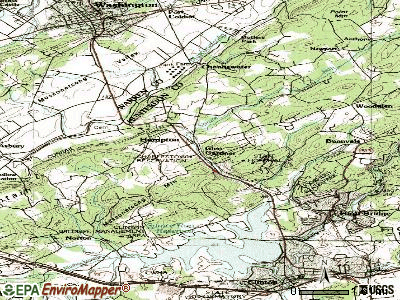 Glen Gardner topographic map
