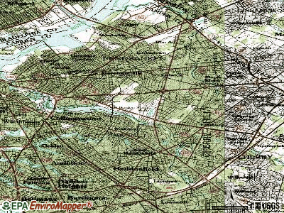 Golden Triangle topographic map
