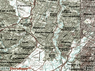 Hackensack topographic map