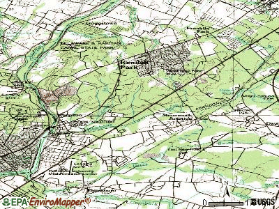 Heathcote topographic map