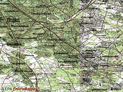 Hi-Nella topographic map