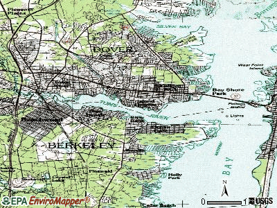 Island Heights topographic map