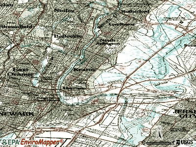 Kearny topographic map