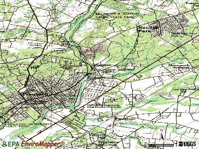 Kingston topographic map