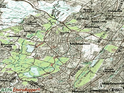 Livingston topographic map